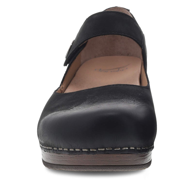 Dansko Beatrice Mary Jane Clog for Women - Memory Foam and Arch Support for All -Day Comfort and Support - Lightweight EVA Outsole for Long-Lasting Wear Black 5.5-6 M US - Image 4